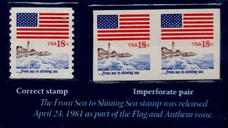 Centsational MNH EFO Error Extraordinary US Stamp Errors Folio