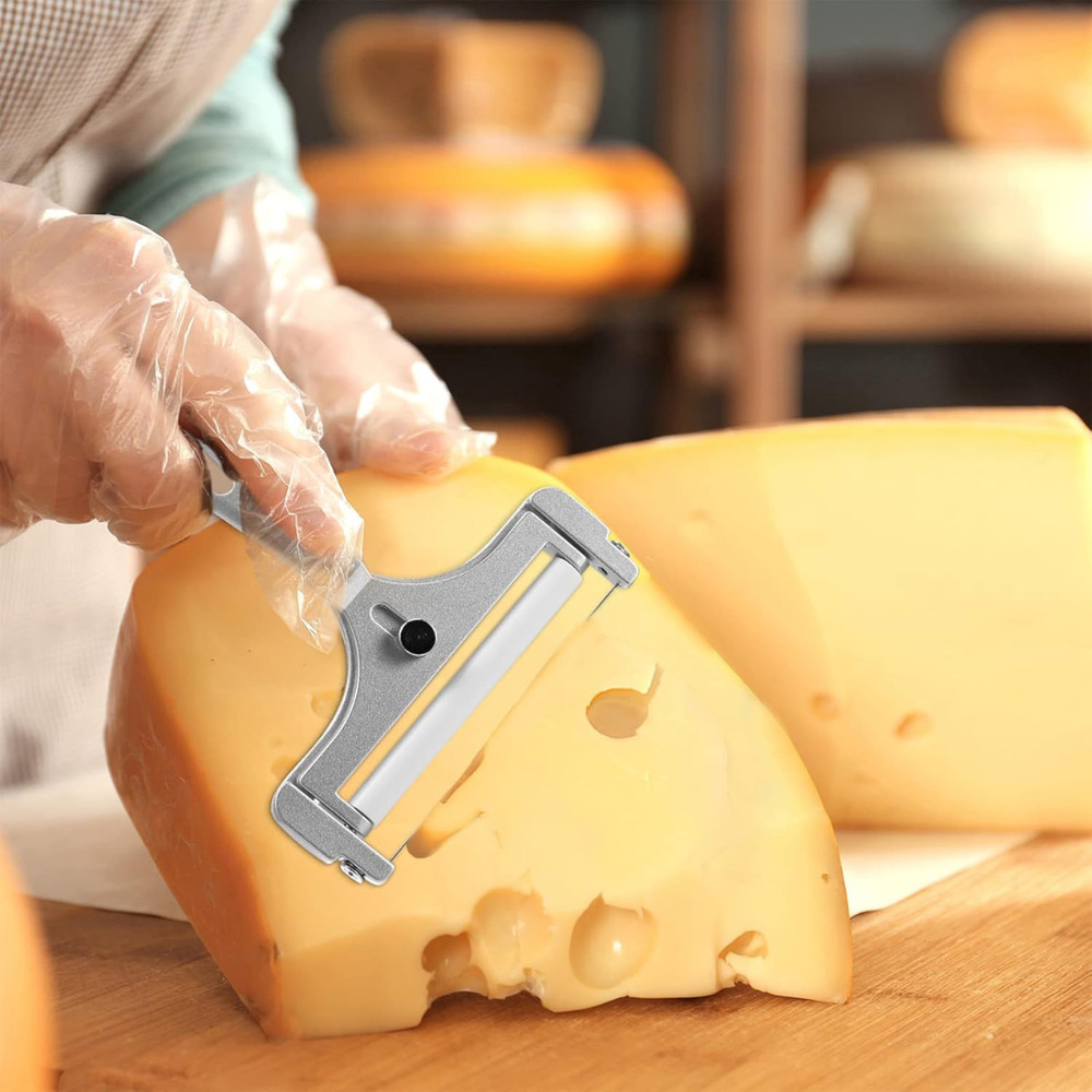 Adjustable Cheese Slicer with 2 Replacement Wires