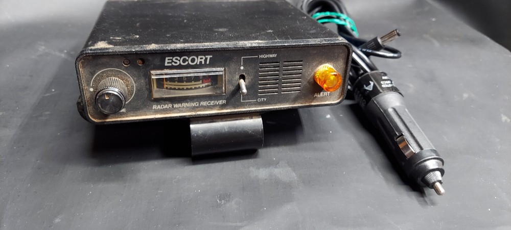 Vintage 80s ESCORT RADAR Warning Receiver Detector Reader