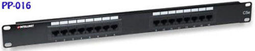 16 Port CAT5e RackMount Patch Panel Intellinet 513548