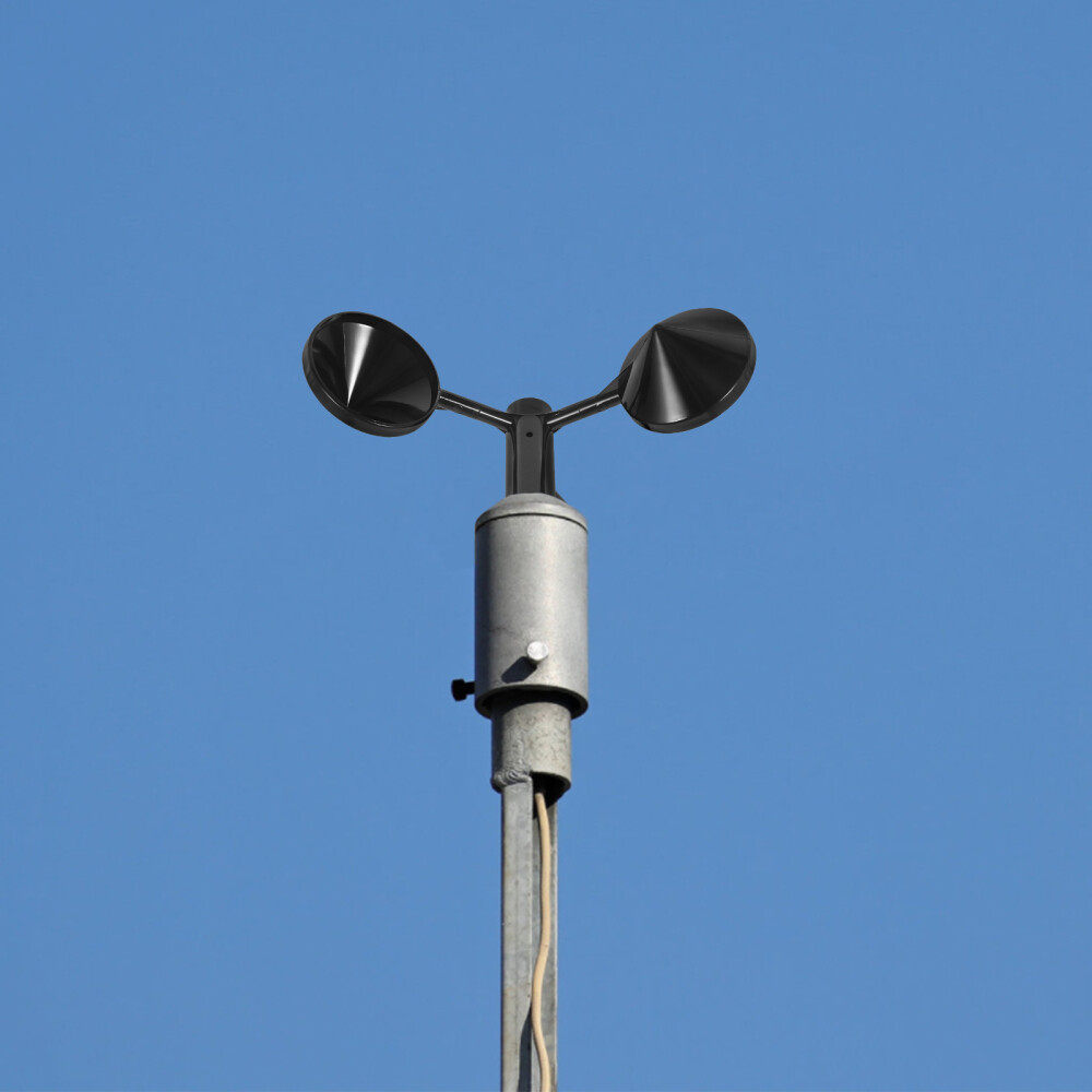Wind Speed Meter Air Flowing Meter Cup Wind Speeds Sensor Transmitter Anemometer