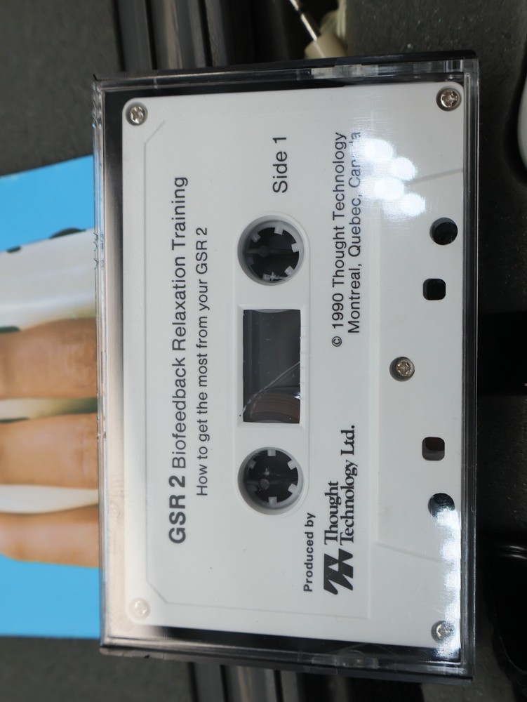 GSR Temp 2 Biofeedback Relaxation System With Plastic Case, GREAT CONDITION