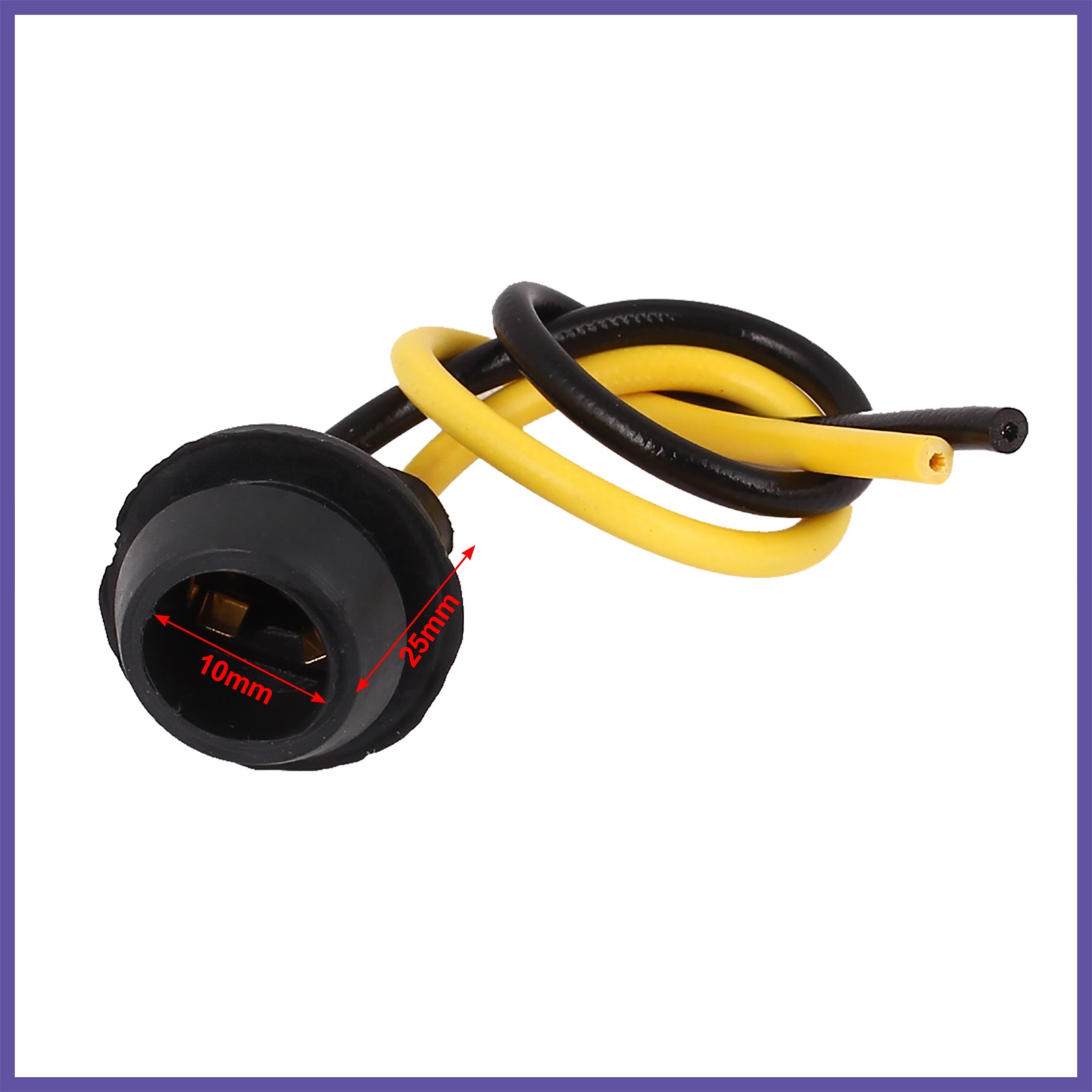 10 Pc T10 Wedge Base Light Bulb Lamp Instrument Panel Dash Board Socket Plug