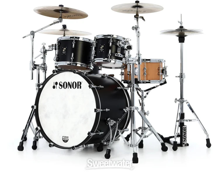 Sonor Momentum Beech 4-piece Shell Pack - GT Black