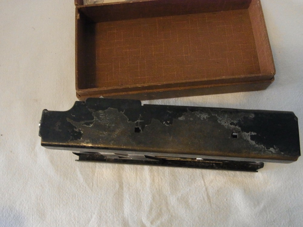 Antique British Allegro Mechanical Razor Blade Sharpener #AH
