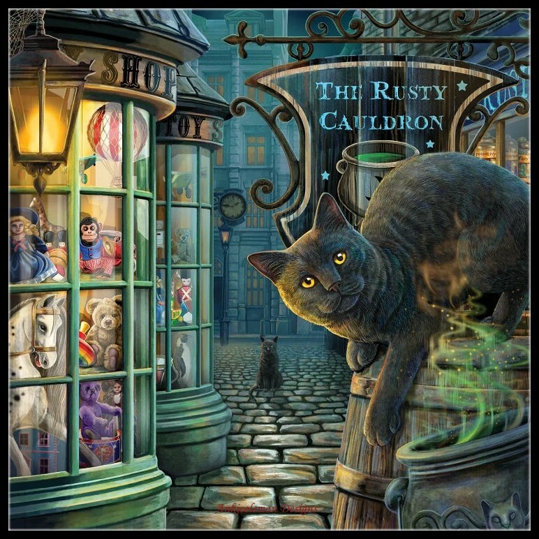 The Rusty Cauldron - DIY Chart Counted Cross Stitch Patterns Needlework DMC