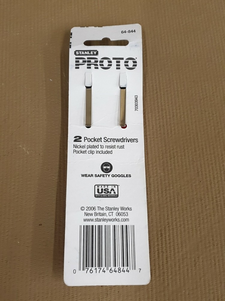 Proto tools 2 pocket screwdrivers