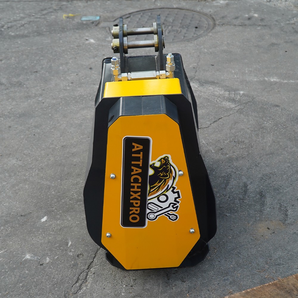 Mini Excavator Flail Mower Attachment with Two Hydraulic Hoses Free Shipping