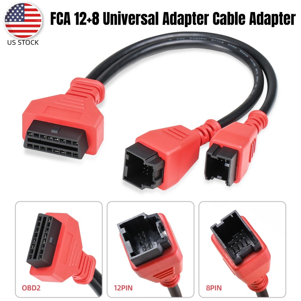 FCA 12+8 Universal Bypass Cable Adapter For Ch-ry-sler Security Gateway Module