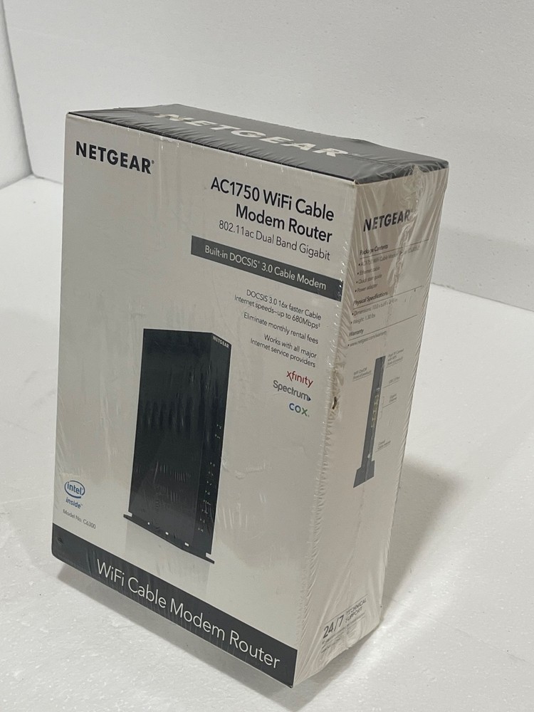 NETGEAR® AC1750 WiFi Cable Modem Router