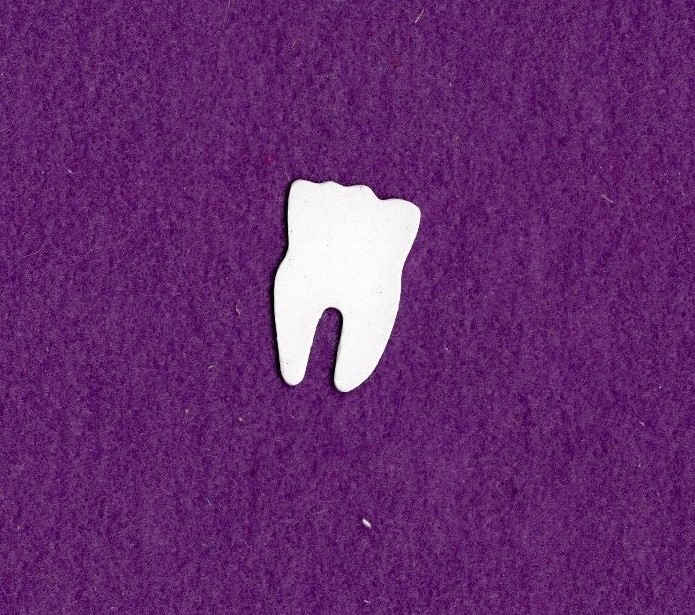 TOOTH teeth die cuts scrapbook cards
