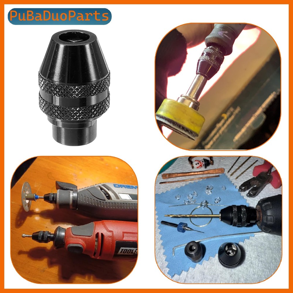 5-Pack 4486 Quick Change Keyless Chuck Adapter Kit Replacement for Dremel Rot...