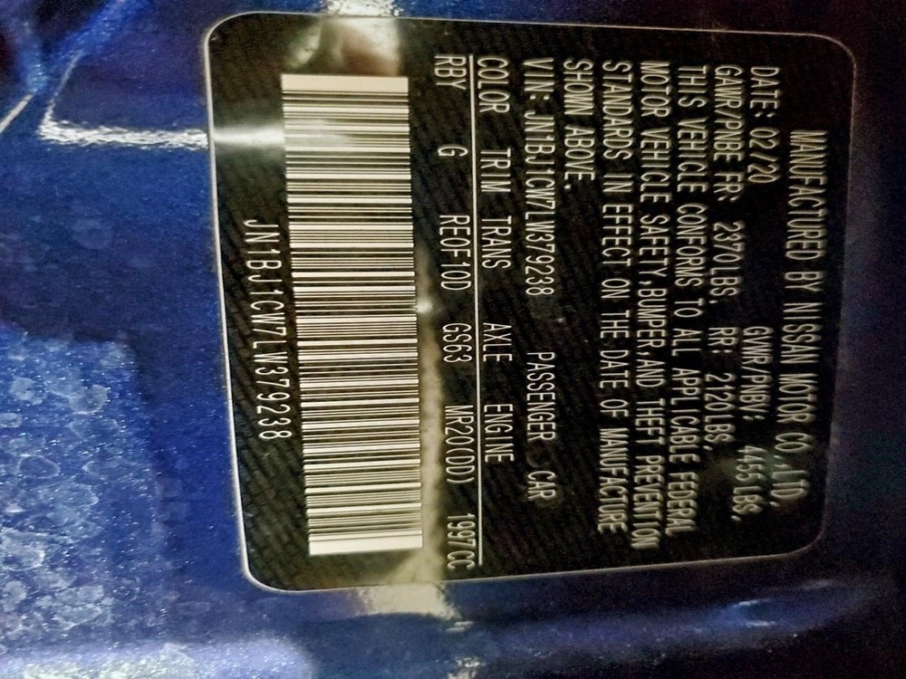 Engine ECM Electronic Control Module MR20DD 2.0L Fits 18-23 QASHQAI 2094195