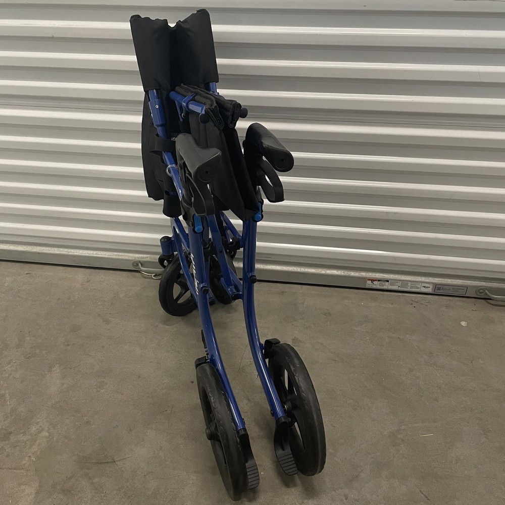 Strongback Mobility - SEATA R0001 - Mobility Chair - Blue - Foldable - READ