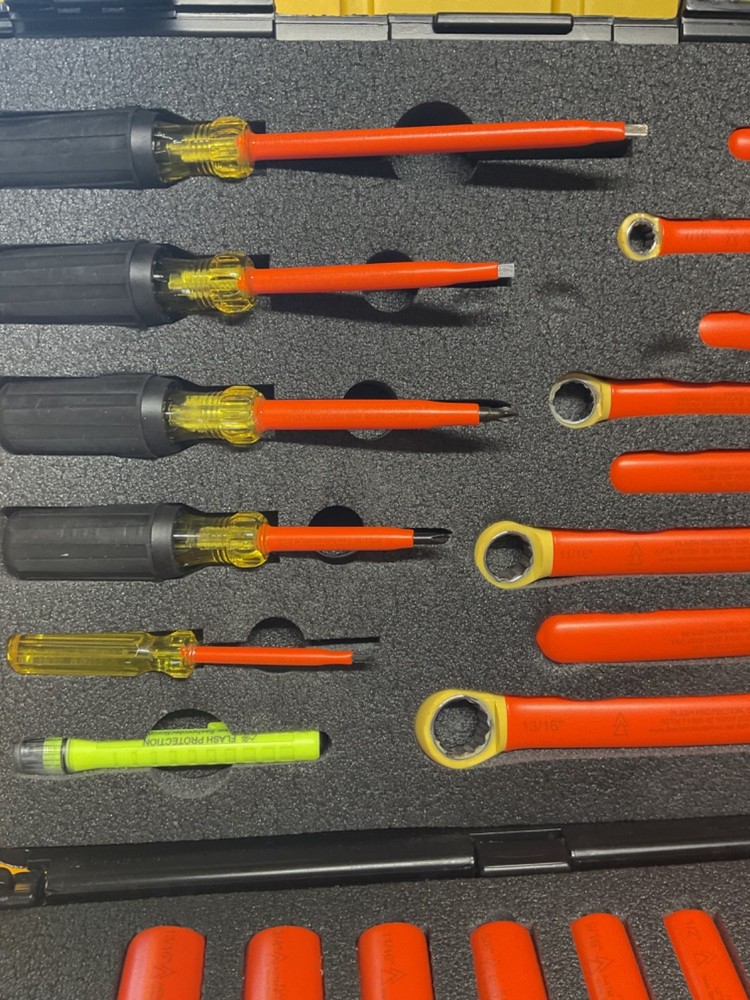 Flash Protection Inc. 30 Piece Insulated Electrical Maintenance Tool Kit