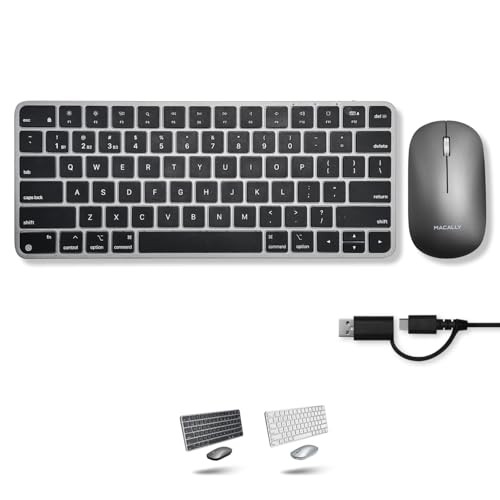Apple Wireless Keyboard and Mouse for Mac - Dual Mode (Bluetooth + Space Gray