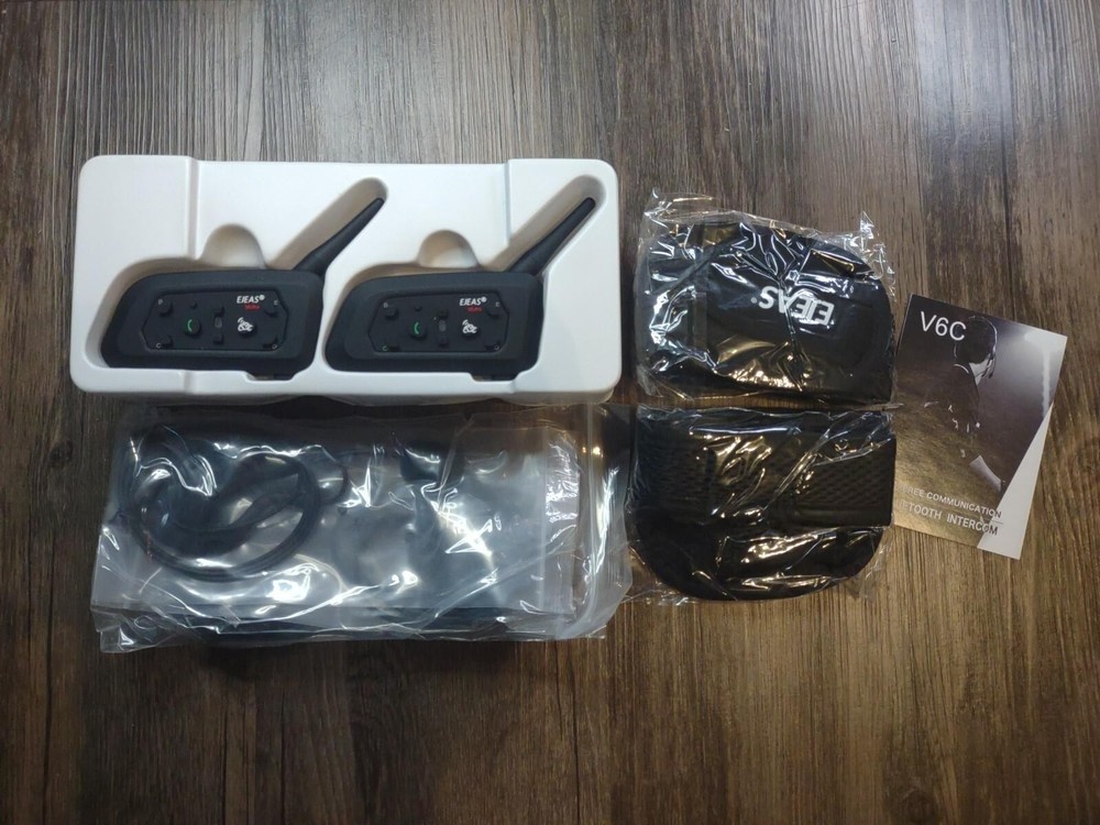 Motorcycle Interphone Helmet Interphone Riding Communication System- EJEAS