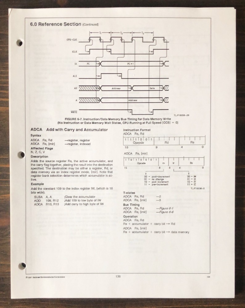 National Semiconductor - DP8344B Biphase Communications Processor - BCP (1991)