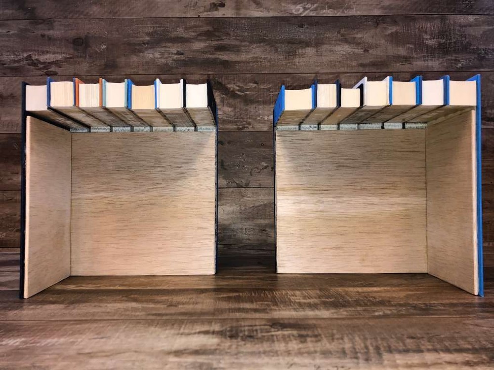 The Archives Bookbox - Book Safe Hidden Storage Solution for Router, Modem, Cord