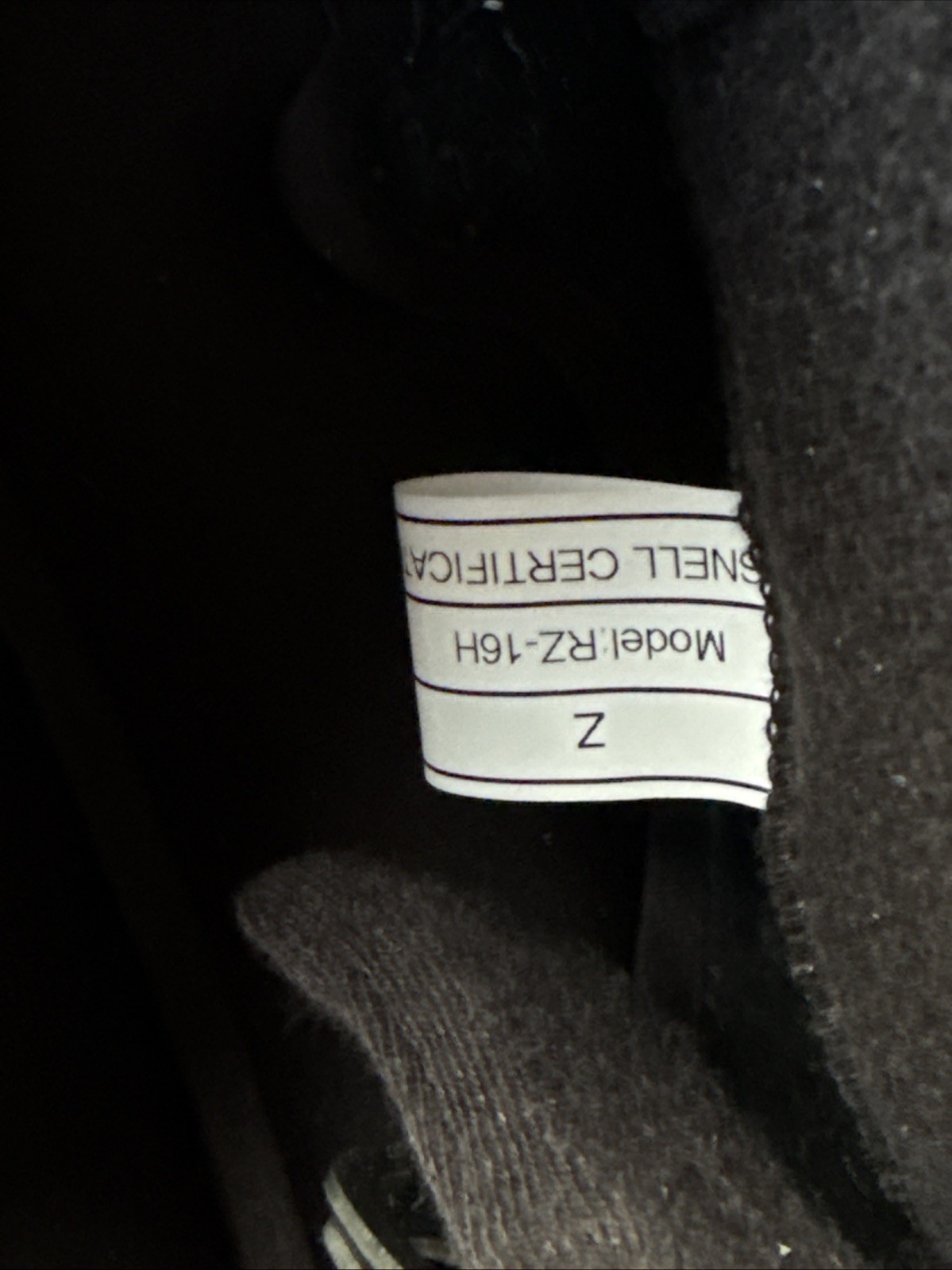 Zamp RZ-16H 3/4 Racing Helmet Snell SA2015 Medium, 58cm White Composite Like New