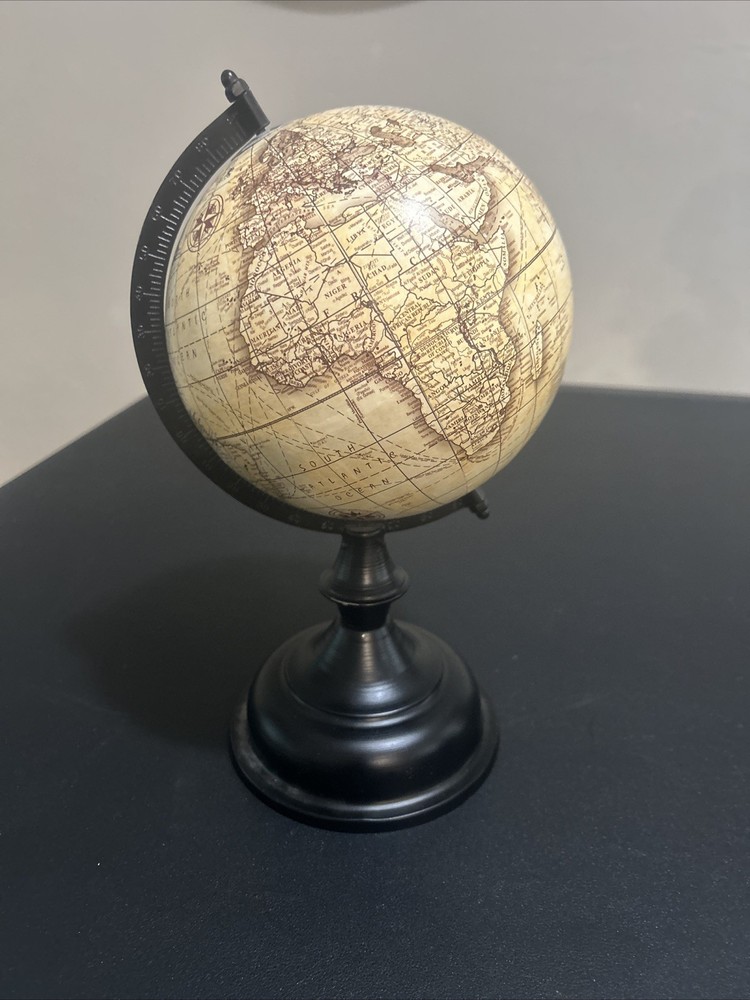 Desktop Globe Wooden Stand 12”