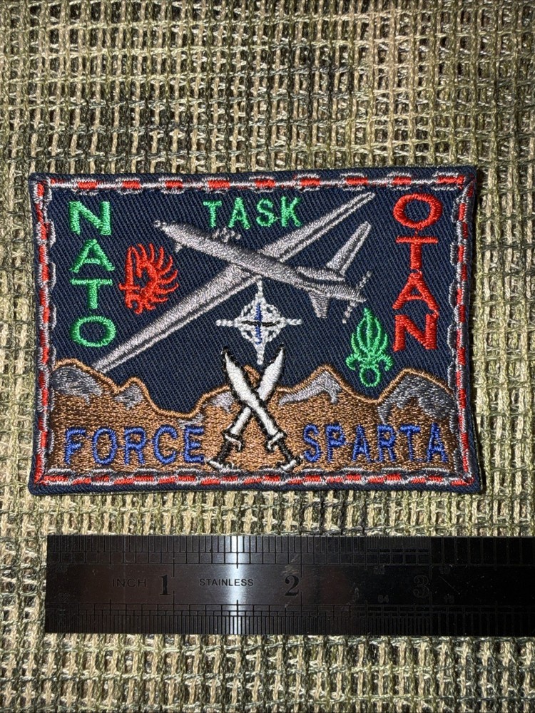 French Foreign Legion NATO TASK FORCE Sparta Drone Afgan War Patch