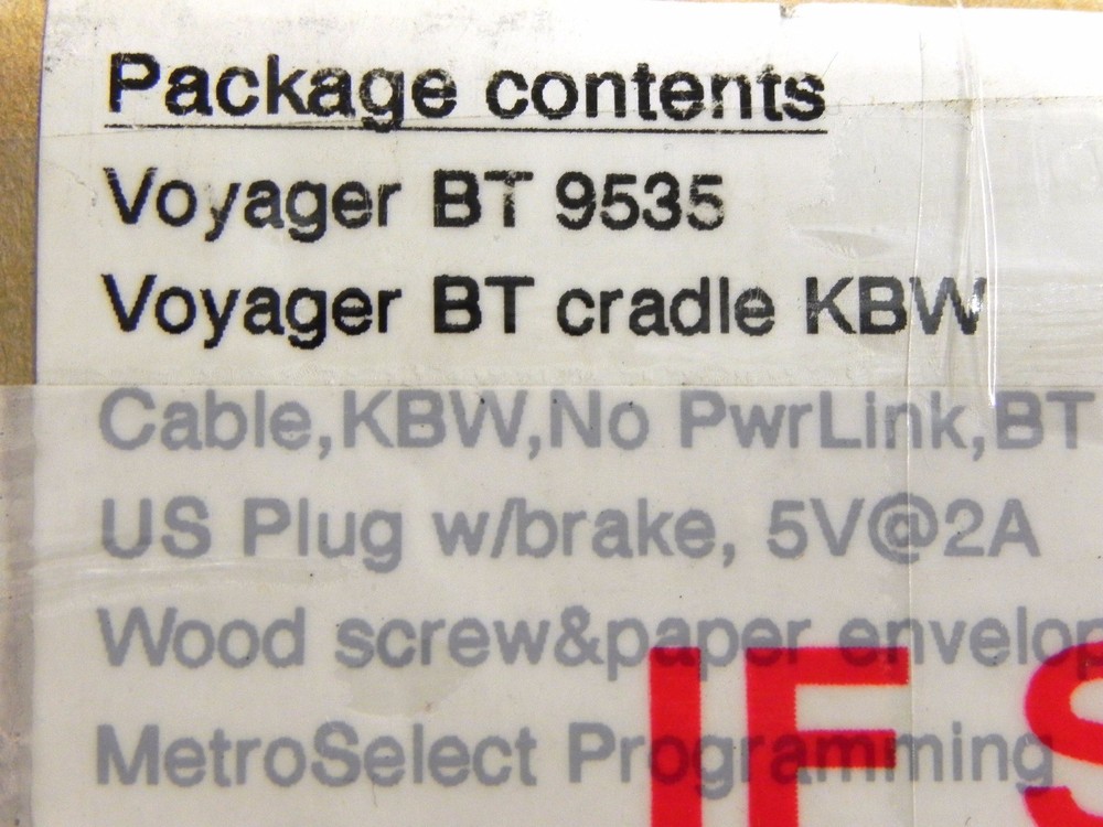 Metrologic MS9535 Barcode scanner kit