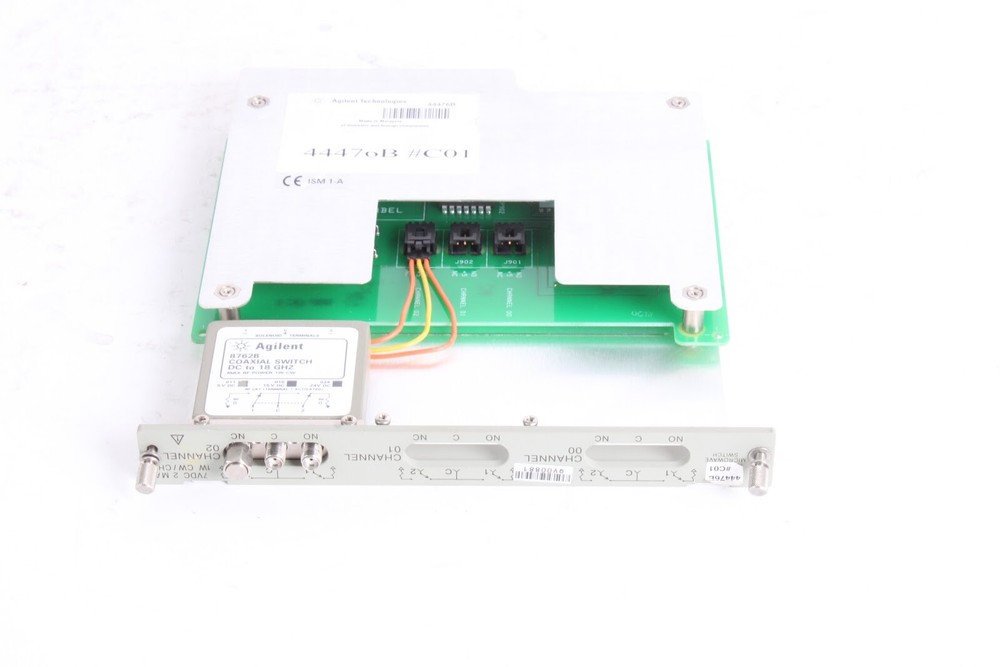 Agilent 44476B Microwave Relay Switch Driver Module /Module only has 1/3 coaxial