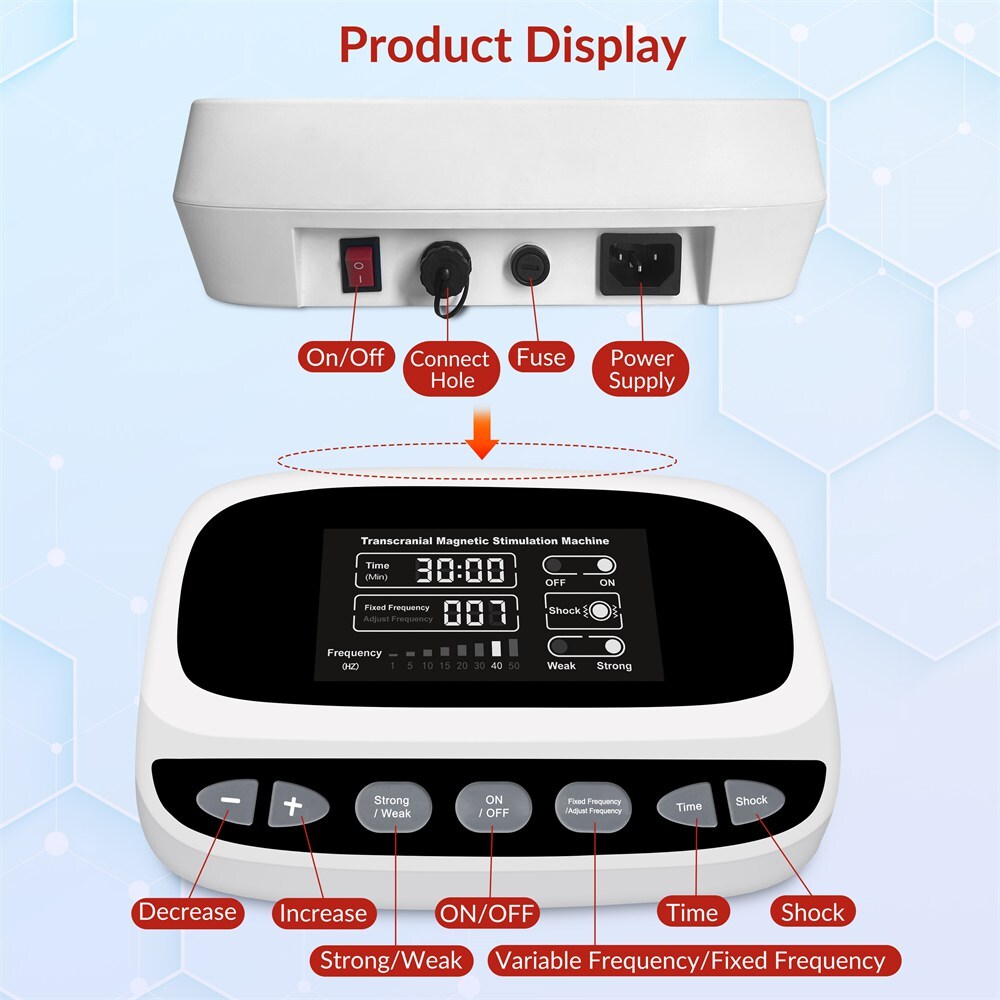 Transmagnetic Stimulation Therapy Machine rTMS for Brain Injury Improve Memory