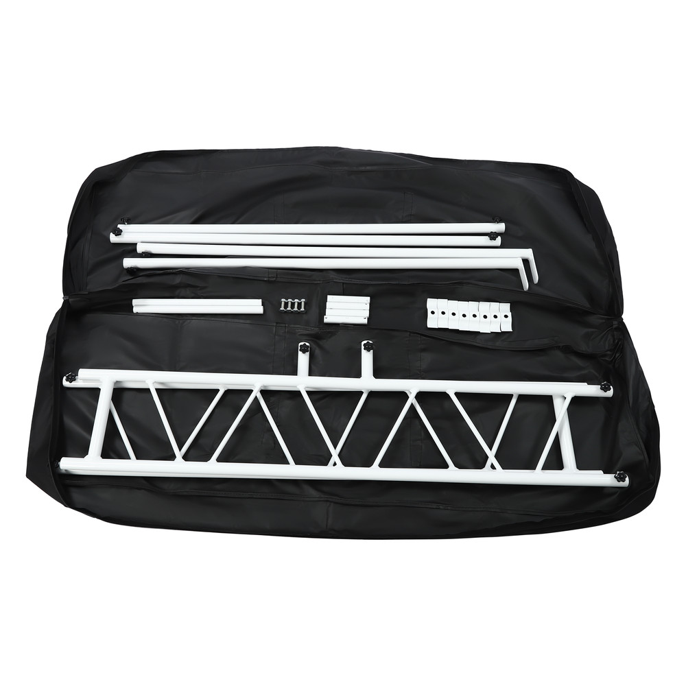 DJ Light Stand, 7×8ft Aluminum Truss System for Stage Lighting Setup