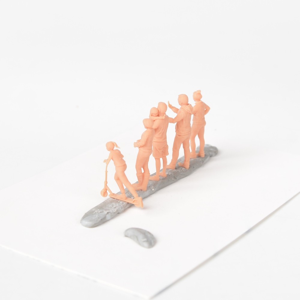 LaoYao 1:48 Miniature Character Model Multi pose Figures