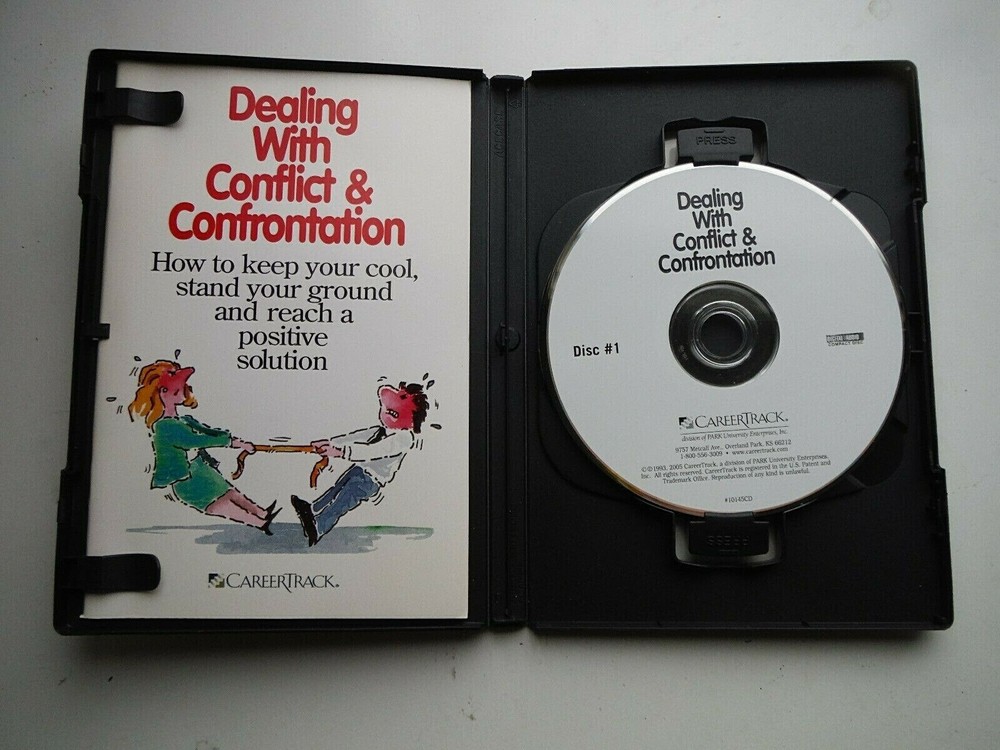 4-CD Audiobook Program: DEALING WITH CONFLICT & CONFRONTATION (2005) careertrack