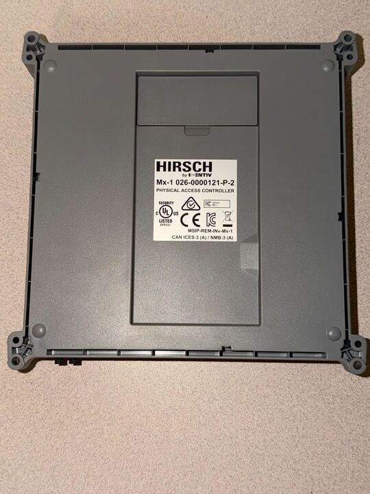 Hirsch Mx-1 Controller manages a single fully supervised door entry and exit.