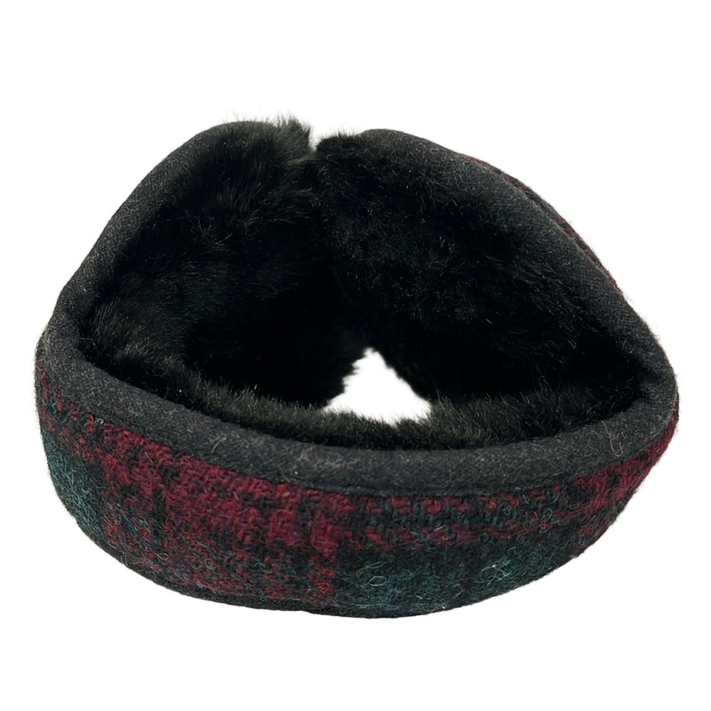 TK(TAKEOKIKUCHI) - Black Bordeaux Blue Green Wool Accessory