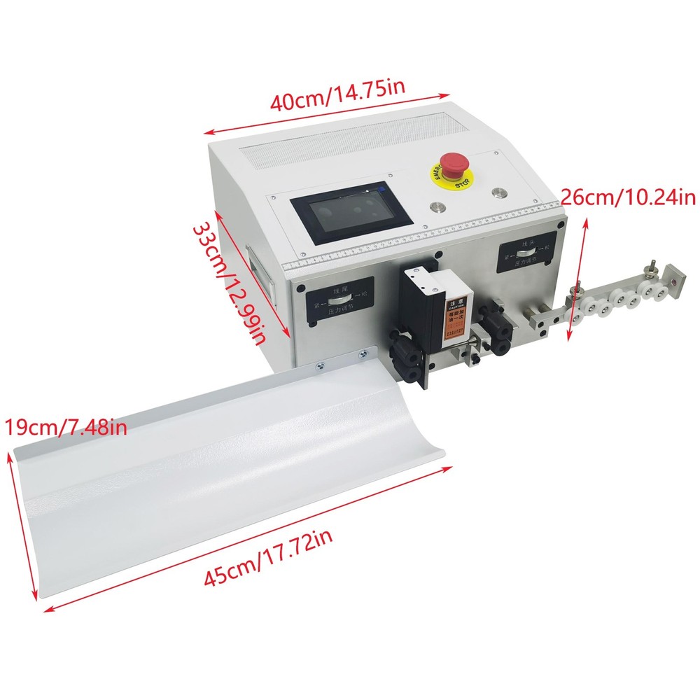 Fully Automatic Computer Wire Stripping Cutting Machine for BVR Single Wire 110V