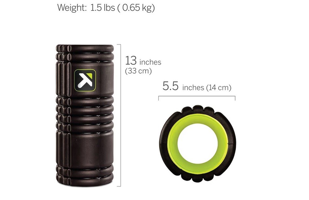 TriggerPoint Grid 1.0 Foam Roller - 13" Multi-Density Massage Roller