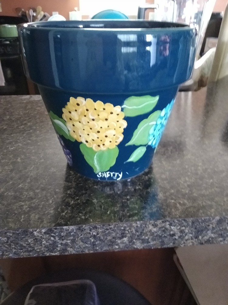 decorative ceramic plant pot