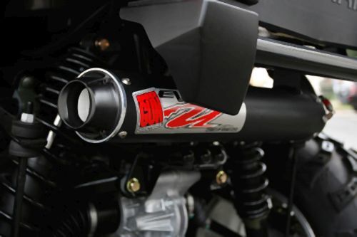 Big Gun EVO Slip-On Exhaust w/ Black Tip For Polaris Sportsman 850 2010-21