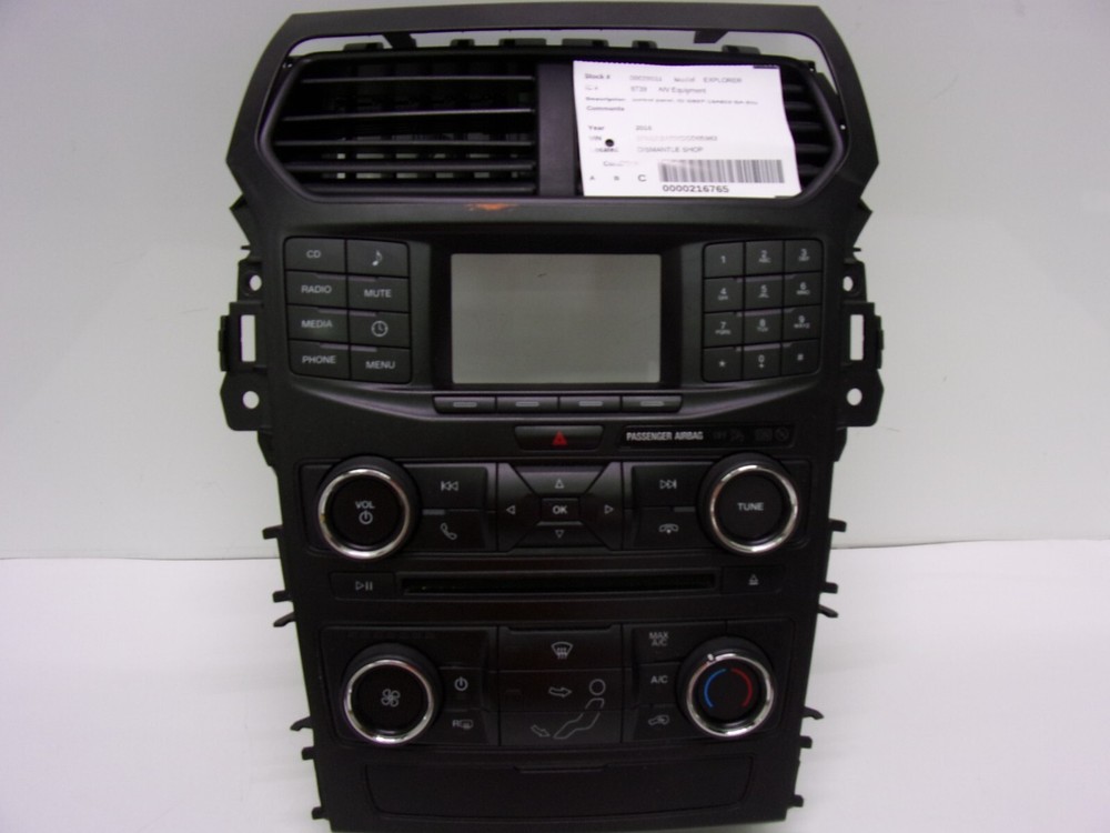 FORD EXPLORER 2016-2018 A/V Equipment control panel