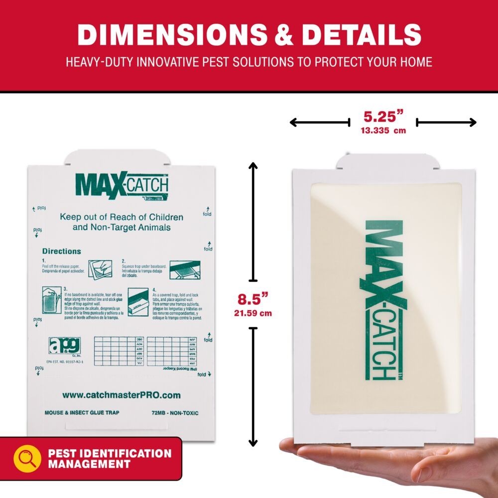 Catchmaster Max-Catch Mouse & Insect Glue Trap
