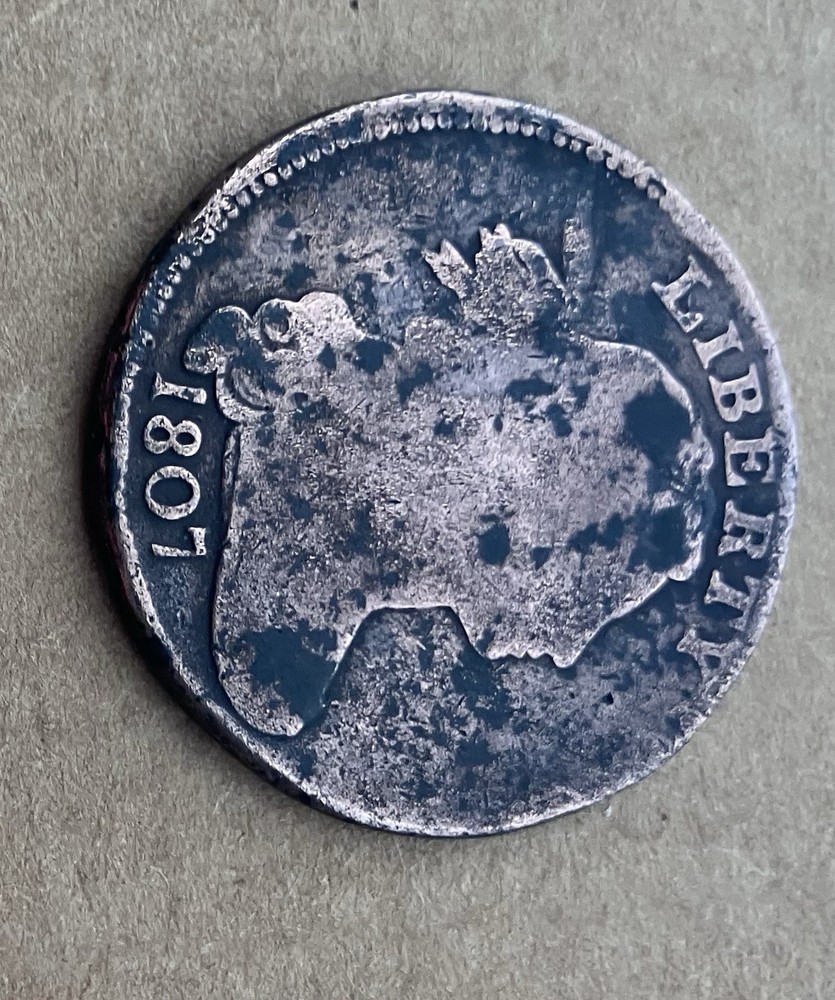 1807 U. S. Large Cent - Draped Bust - Small Fraction Indicator (2056)