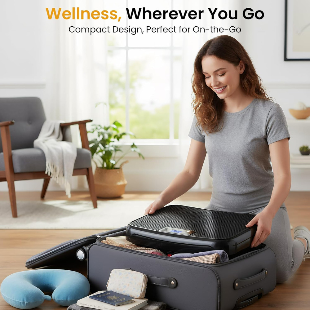 Vibration Plate Exercise Machine Mini Vibrating Plates for Lymphatic Drainage an