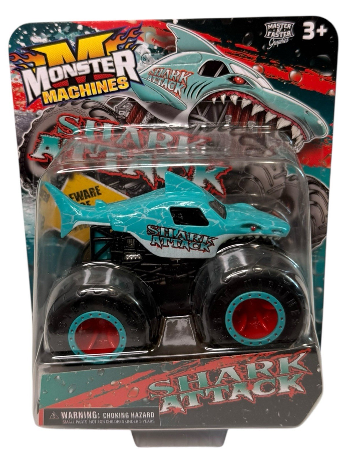 Shark Attack Monster Truck 1/64 Machines Diecast New In Box
