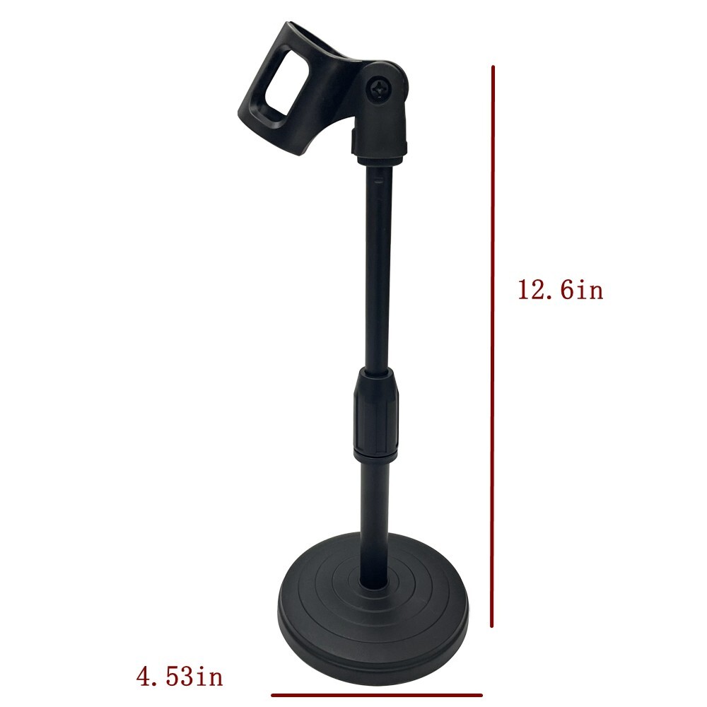 Microphone Lifting Stander Microphone Tabletop Disc Holder Free Hands Adjustable
