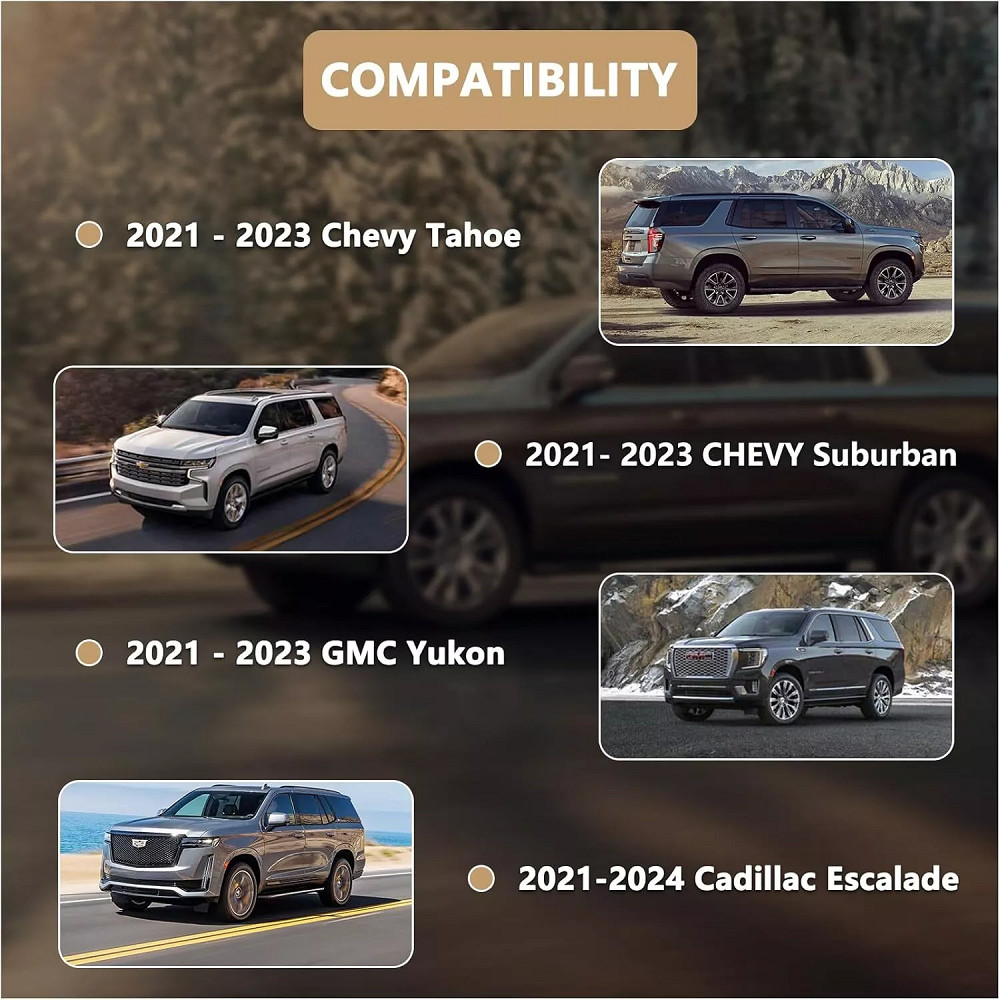 OEM Rear Seat Screen 12.6" LCD for 21-24 Suburban Yukon Tahoe Escalade 85100044