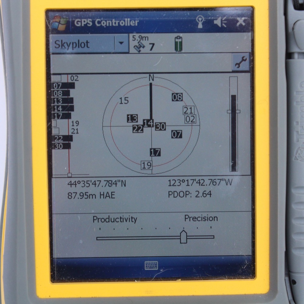 TRIMBLE GEOEXPLORER 2008 SERIES HANDHELD GEO XM COMPUTER BUNDLE W GPS & EXTRAS