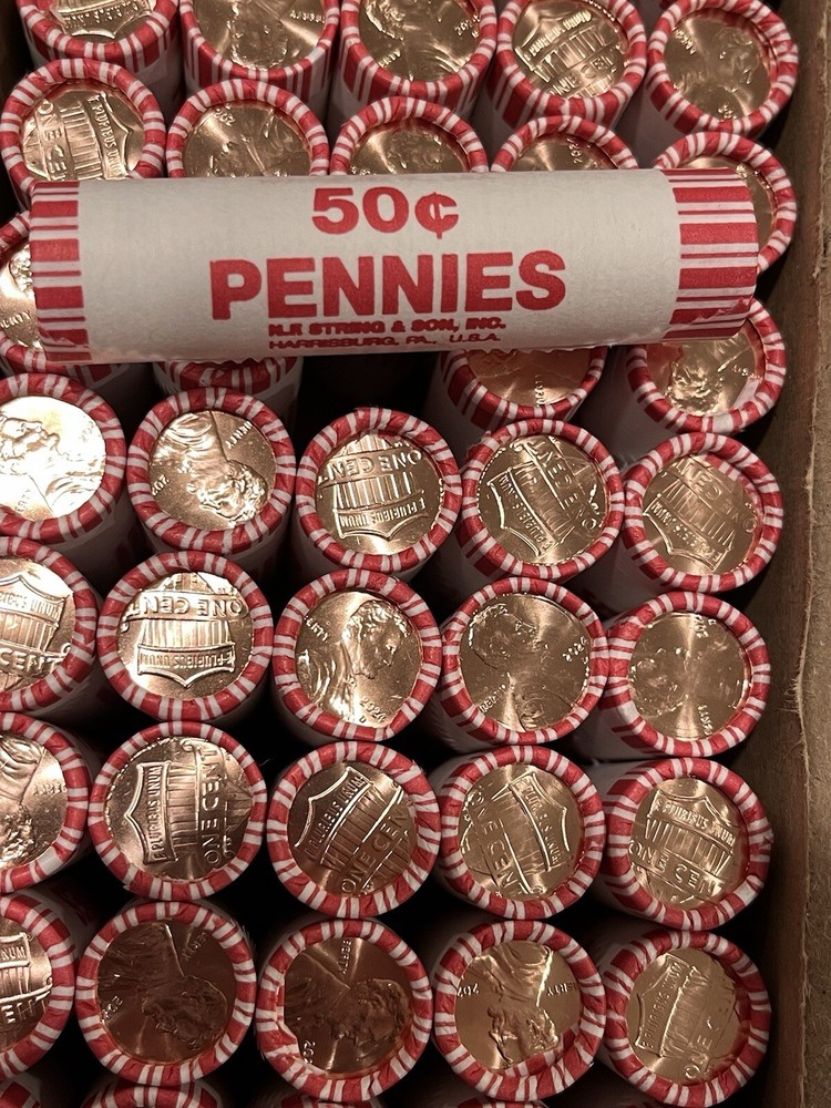 2024 D Denver Mint Lincoln Penny Uncirculated NF String Roll