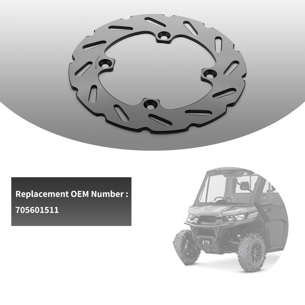Front / Rear Brake Disc Rotor For Can-Am Commander 1000R Defender HD5 HD8 HD10