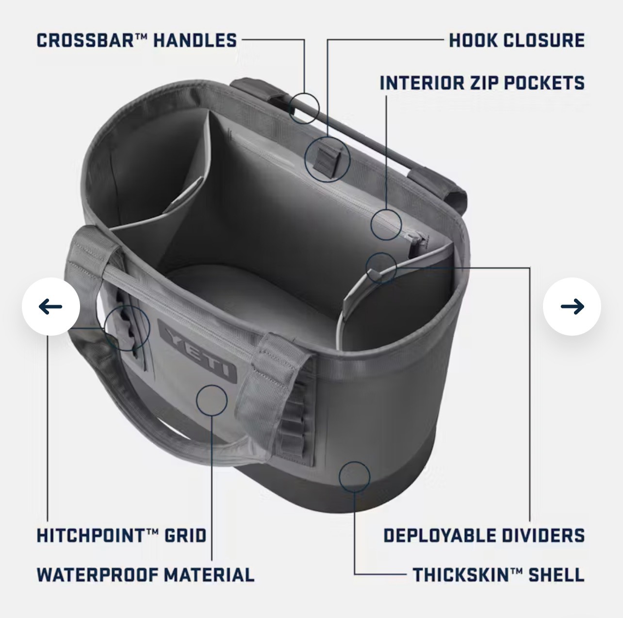 Yeti Camino 35 Carryall 2.0 Tote Bag / Cape Taupe / NEW /