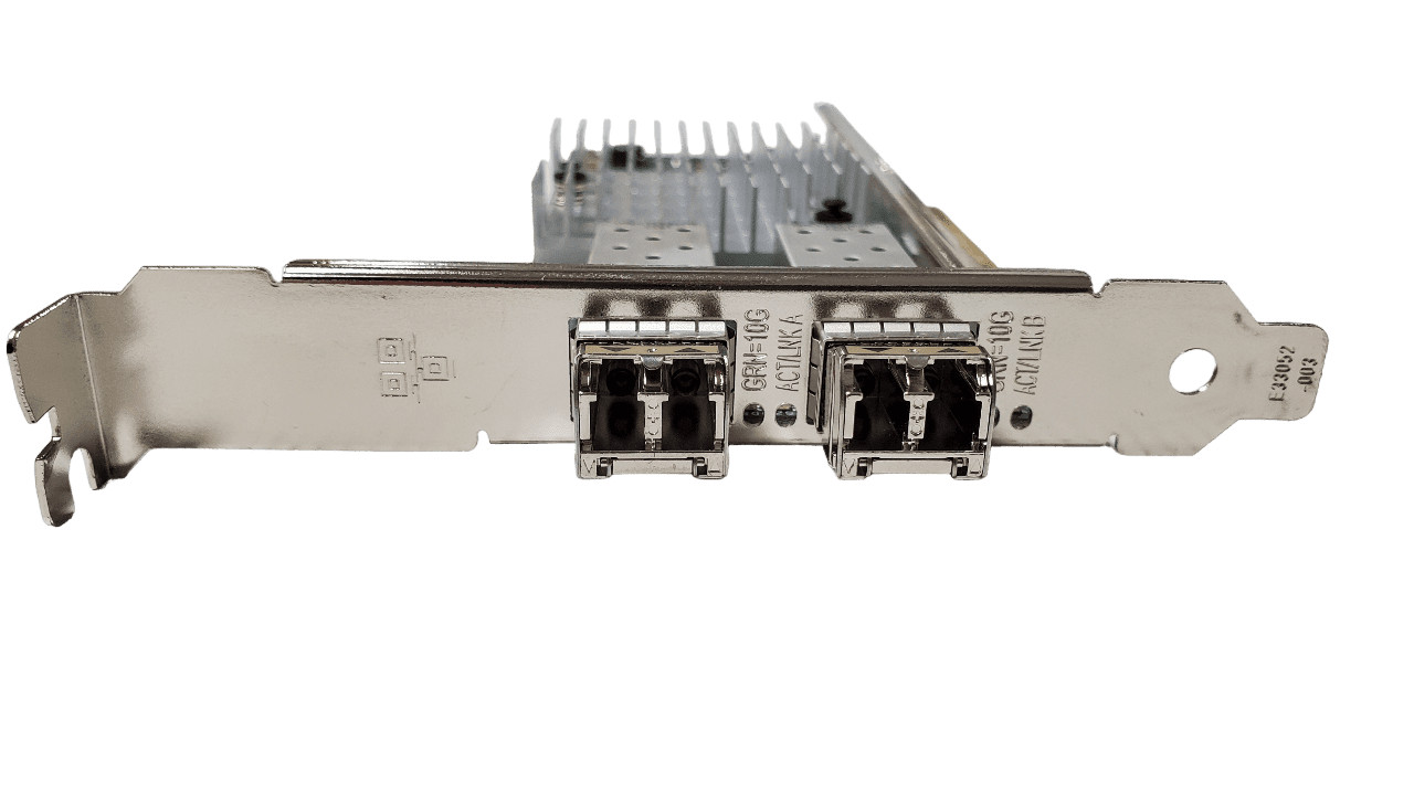 Intel E10G42BFSRBLK X520-SR2 2 Port 10GB Network Card 927247 Full Height w/SFPs
